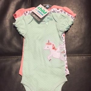 Carters 3 set body suits